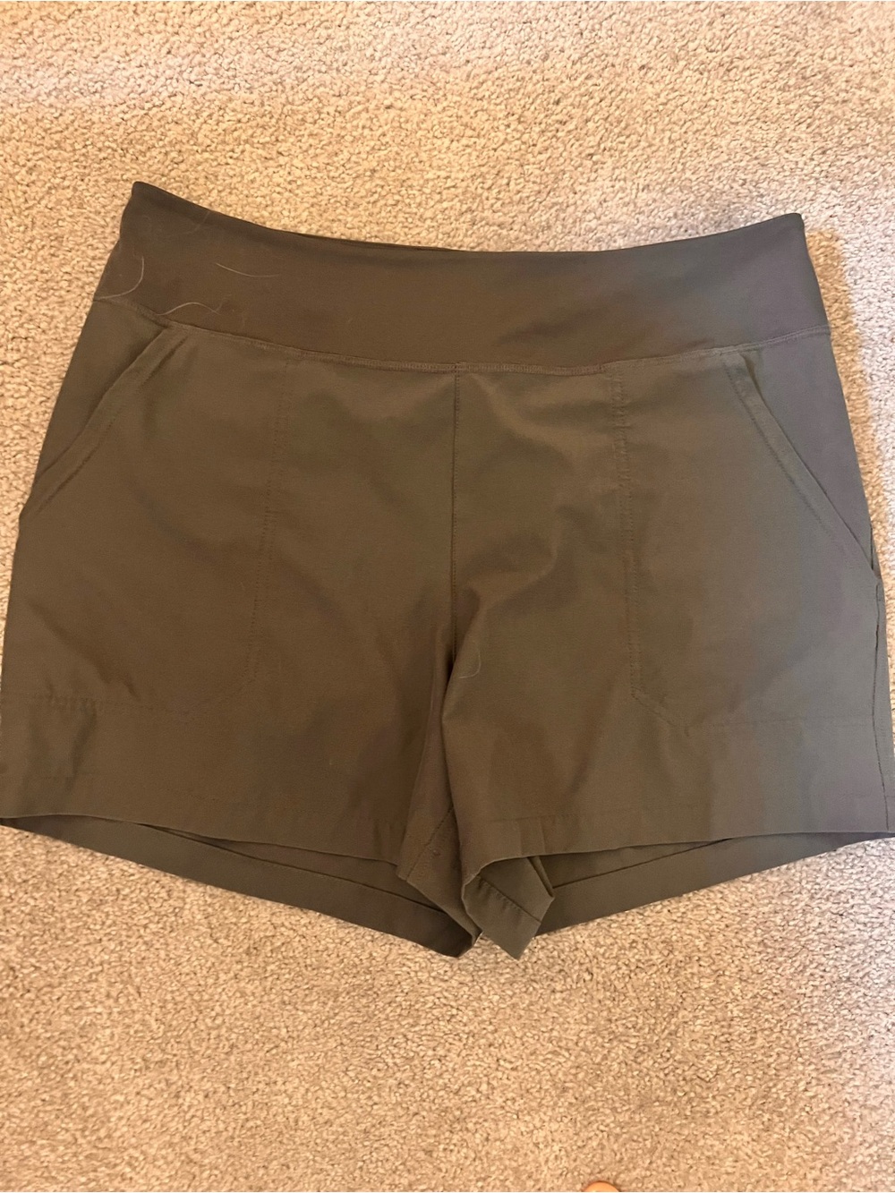 Patagonia Women's Olive Green Active Shorts